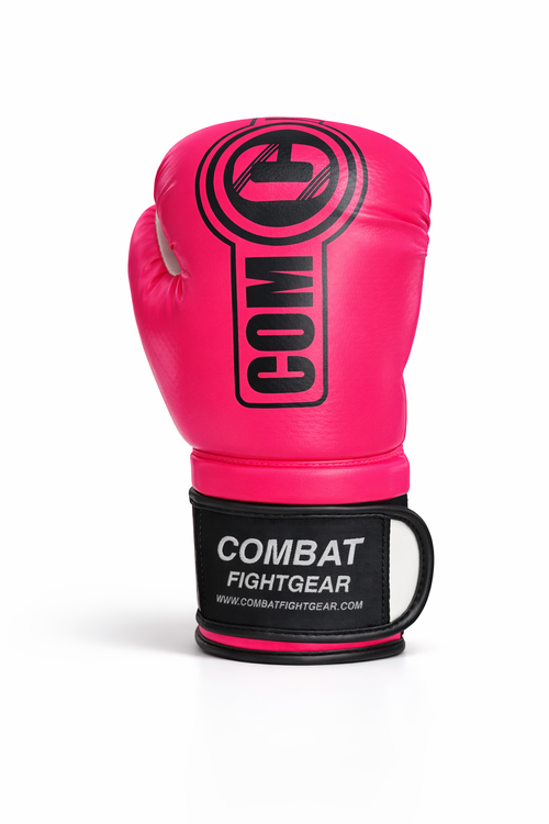 Combat Fight Gear  Pro Carbon Boxing Gloves – Pink Edition